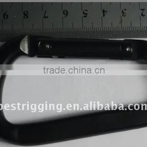 MANUFACTORY PRICE 8mm BLACK SPRING HOOK ZP WIRE ROPE ACCESSORY thumbnail-2