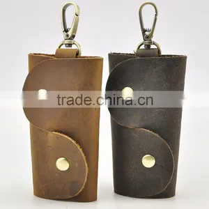 European Retro Leather Compact Key Holders Bag thumbnail-2