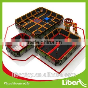 China Professional Supplier Be Customized Best Price Cheap Indoor Trampoline for Sale thumbnail-1