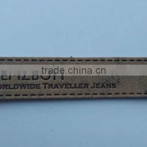 Custom Good Quality Leather Embossing Patch for Clothing thumbnail-1