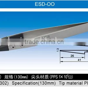 Manufacture Esd Plastic Tweezersantistatic Plastic Tweezersplastic Esd Tweezer thumbnail-2