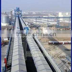 High Efficiency and Encolsed Air Supported Belt Conveyor for Grain thumbnail-1