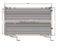 Car Condenser for HONDA ODESSEY 99 (OEM NO.:80110SWAA013599) thumbnail-1