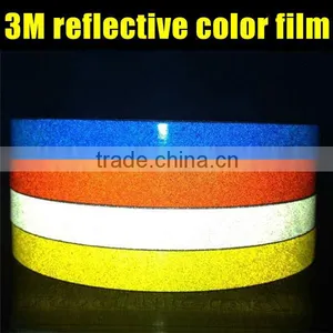 3M PVC Reflect Tape Sticker Reflective Film 1.5CM*4600CM/Roll thumbnail-1