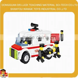 Fire Fighter Education Kids Plastic Blocks Toys thumbnail-1