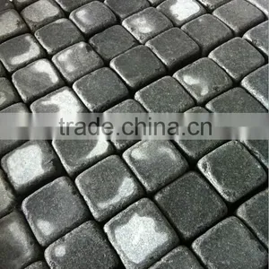 Black Basalt Paving Stone G684 Tumbling thumbnail-1