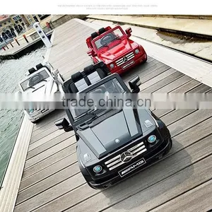 Licenced Twin Seats Ride On Car Mercedes Benz G55 With Music thumbnail-5