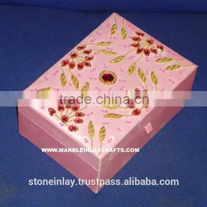 Antique Zari Hand Embroidery Jewelry Box thumbnail-1
