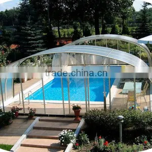 2015 Hot Sales Hard Polycarbonate Plastic Swimming Pool Cover thumbnail-2