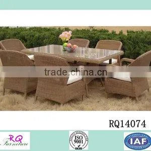 Table And Chair PE Rattan Alum Frame Table Sets thumbnail-1