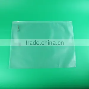Clear File Bag With Zipper, a4 Size Pvc Slide Zip Lock Plastic Bag, a3 Zipper Document Bag thumbnail-1