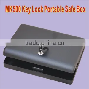 Whosale--MK500 Microvault Car Gun Pistol Portable Mini Key Lock Storage Box thumbnail-1