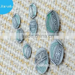 Lead-free Custom Latest Fashion 20mm Silver Matte Hot-sale Garment Quality Insert Zinc Alloy Jeans Buttons thumbnail-1
