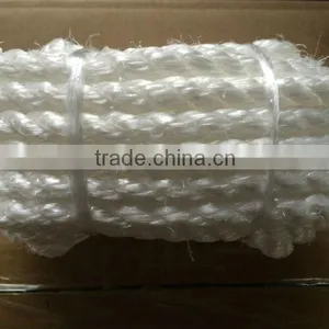 BOAT ANCHOR ROPE ZENITH, SUPER SILVER, 3 STRAND TWISTED, 8mm x 50mt S/S THIMBLE thumbnail-1