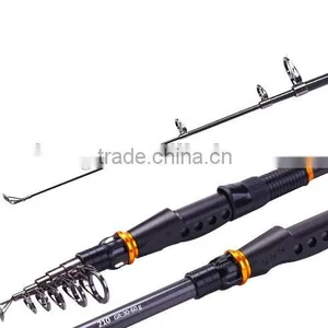 Spinning Telescopic Fishing Rod Graphite Carbon Fiber Travel Portable Super Hard Fishing Pole for Boat Saltwater and Freshwater thumbnail-2