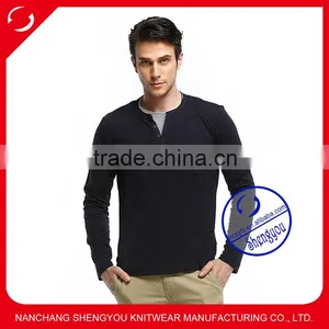 Custom Long Sleeve Blank t Shirt Men Design Wholesale China thumbnail-1
