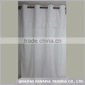 Fine Price Embroidery Window Cotton Curtain thumbnail-2