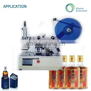T Semi-Automatic Bottle Labeling Machine for Square Sharped Bottle thumbnail-1