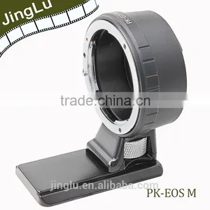 Lens Adapter With Long Tripod for PK Mount Lens to EOS(M) Mount Camera Body thumbnail-1