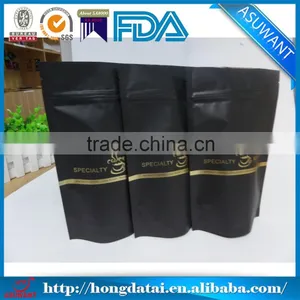 Matte Black Aluminum Foil Print Zip Lock Bags thumbnail-1