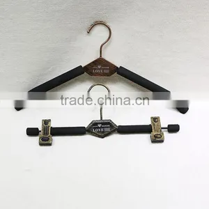 QD-A127 New Design Non Slip Metal Pant Hanger With Clips thumbnail-1