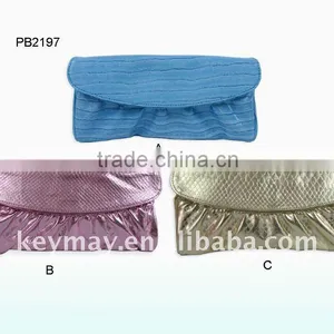Ladies Crocodile Patterm Evening Clutch Purse thumbnail-1