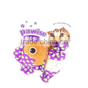 Promotional Best Quality Fish & Candy Shaped Cat Toy Treat Ball With Ring Bell Inside thumbnail-3