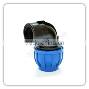 PP Compression Fittings Elbows 90 Degree Female Offtake thumbnail-1