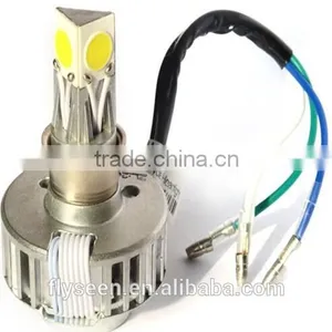 New Design No Fan Good Quality High Lumen Universal Motorcycle Led Headlight 18W, 6000k Motorcycle Led Headlight thumbnail-1