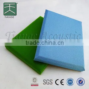 Soundproof Fabric Acoustic Panel Sound Absorbing Glass Wool Fiberglass Sound Absorbing Board Wall Coverings thumbnail-1