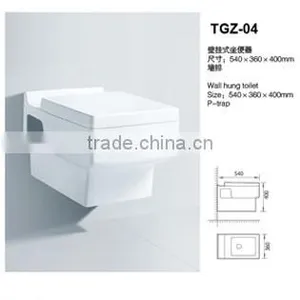 One Piece Toilet Wall Hung Toilet S-Trap Sanitary Ware European Toilet Spy Supplier Toilet Bowl thumbnail-1