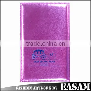 Rose Color 162 Space PU Leather Nail Art Salon Color Chart Nail Gel Polish Display Book thumbnail-1