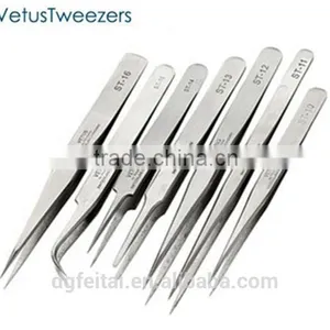Vetus ST Stainless Steel Material Eyelash Extension Tweezers thumbnail-3