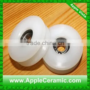 Small Nylon Pulleys Small Plastic Pulley and Steel Sliding Door Rollers Wheel thumbnail-2