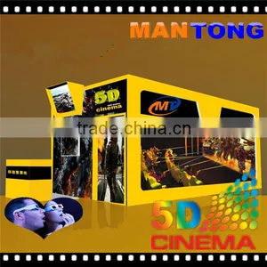 2015 Hot Sale Jurassic World the Animatronic Dinosaur of Cabin 5D Cinema From Mantong thumbnail-6