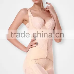 Plus Size and ODM Natural Silk Siamesed Shapewear With Firm Tag thumbnail-2