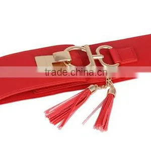 2015 New Red Tassels Elastic Lady Waistband SWF-W15062903 thumbnail-4