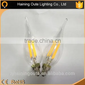 DIAMMABLE !!! Warm White Dimmable C35 E14 4w Led Filament Candle Bulb, Candle Led Filament Bulb C35 thumbnail-1