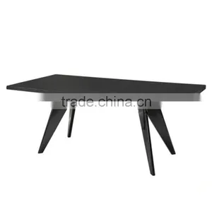 Modern Solid Wood Dining Table Design, Wood Rustic Dining Table thumbnail-4