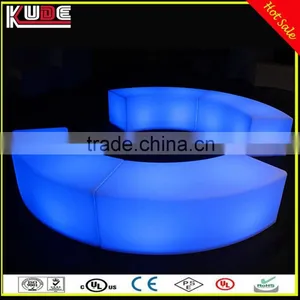 Popular Stylish LED Plastic Snake Bench Chair & Garden Furniture thumbnail-3