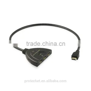 Bi-direction 3X1 HDMI Pigitail Switcher 1X3 Splitter 4K@30Hz With USB Cable thumbnail-5
