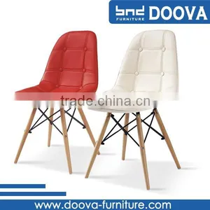 Room Furniture Cheap Red Leather pu Dining Chair Quality Choice thumbnail-1