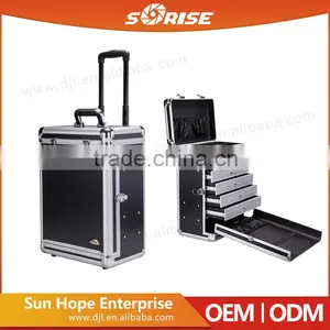 Guangzhou Sunrise Wholesale Rolling Aluminum Makeup Metal Storage Case thumbnail-1