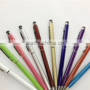 2 In 1Stylus Touch Pen Multi Colors Cheap Ballpoint Pens for Hotel Company Use thumbnail-5