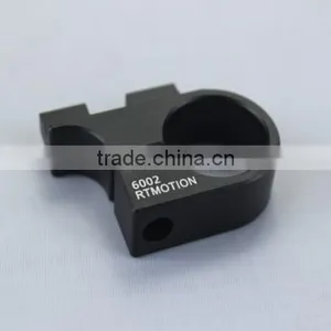 Custom Fabrication Lathing and Milling Black Anodized Aluminum Clamp OEM Welcome thumbnail-1