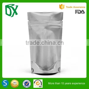 New Premium One-side Aluminium Foil One-side Clear Food Doypack Aluminium Stand up Pouch thumbnail-1