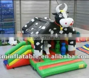Cow Inflatable Bouncer Slide thumbnail-1
