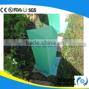 Light Green Corflute Plant Guard/vine Wrap/tree Guard/tree Protector/shelter thumbnail-1