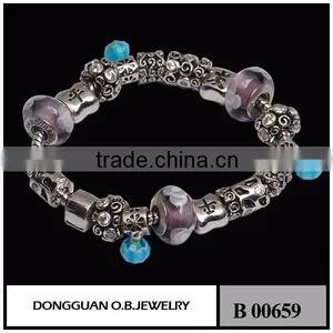 High Quality Fashion Colorful DIY Bead Charm Bracelet thumbnail-1