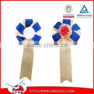 Gift Packing Use New Design Rossette Award Ribbon thumbnail-5
